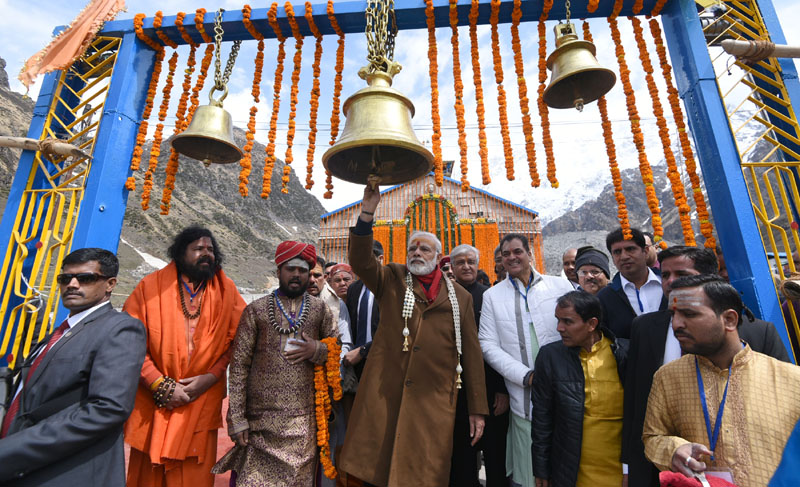 PM offers prayers at Kedarnath Temple in Uttarakhand; inaugurates Patanjali Research Institute