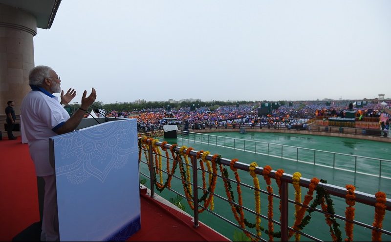 PM’s address on the occasion of 3rd International Day of Yoga-2017 in Lucknow