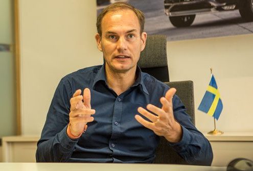 Tom Von Bonsdorff, MD, Volvo Auto India
