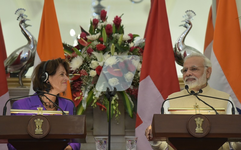 स्विस कॉन्फ़ेडरेशन के राष्ट्राध्यक्ष की भारत यात्रा के दौरान प्रधान मंत्री द्वारा प्रेस वक्तव्य