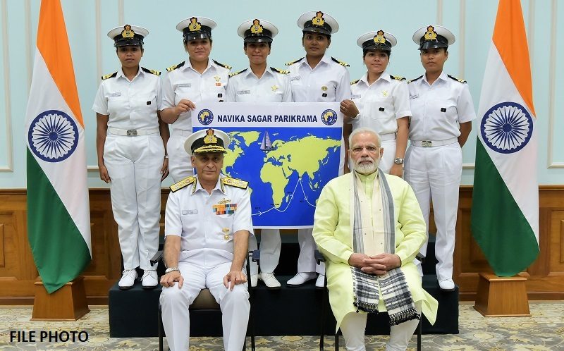 PM wishes the women officers of Navika Sagar Parikrama the very best; urges people to share good wishes on the NM App