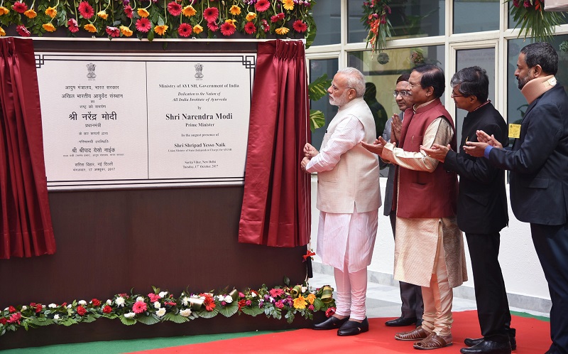 PM dedicates All India Institute of Ayurveda to the nation