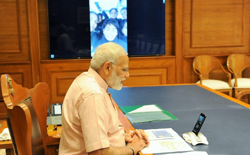 PM conveys Diwali greetings to the crew of INSV Tarini