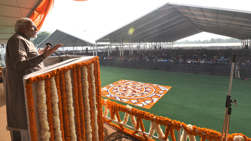 PM’s address at the inauguration of new metro link between Noida and Delhi