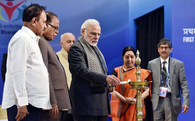 PM addresses inaugural session of PIO-Parliamentarian Conference