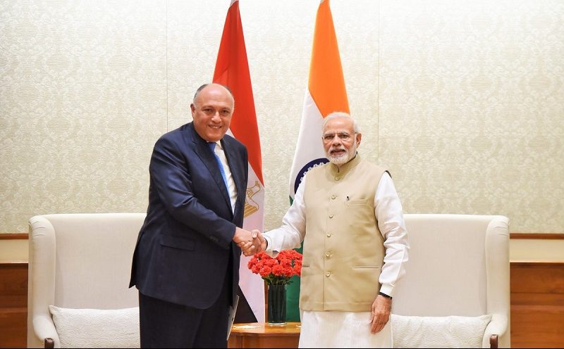 Mr. Sameh Hassan Shoukry, Foreign Minister of Egypt calls on PM