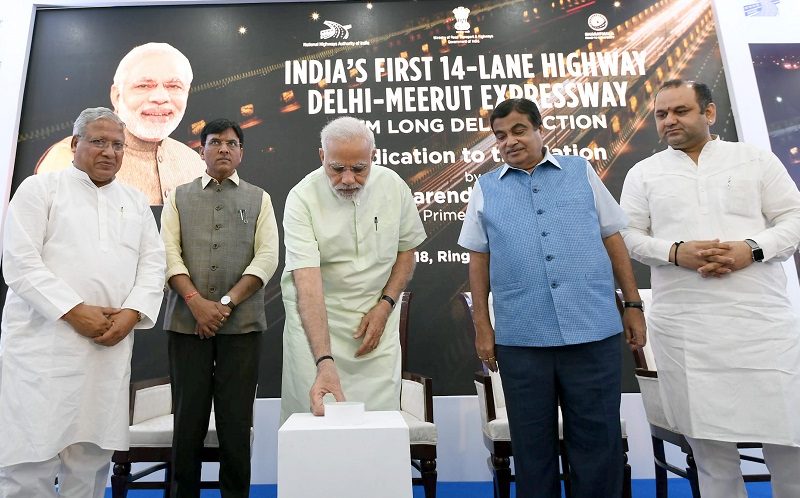 PM inaugurates Eastern Peripheral Expressway and Phase-I of Delhi-Meerut Expressway