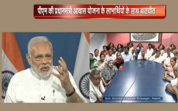 PM interacts with Pradhan Mantri Awas Yojana beneficiaries across the country through video bridge