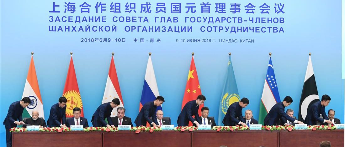 The Prime Minister, Shri Narendra Modi at the Signing Ceremony of the Shanghai Cooperation Organisation (SCO) Summit, in Qingdao, China on June 10, 2018.