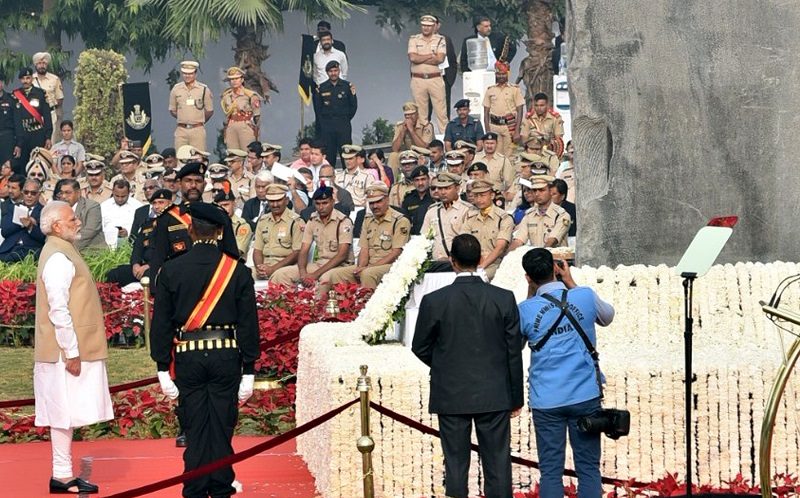 PM dedicates National Police Memorial to the Nation: announces an award in the name of Subash Chandra Bose