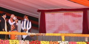PM launches &lsquo;Asom Mala&rsquo; and lays Foundation Stone of two Hospitals in Assam