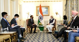PM’s meeting with Mr. Mark Widmar, CEO of First Solar | Prime Minister ...