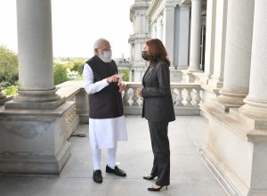 Meeting between PM and Vice President Kamala Harris of the USA