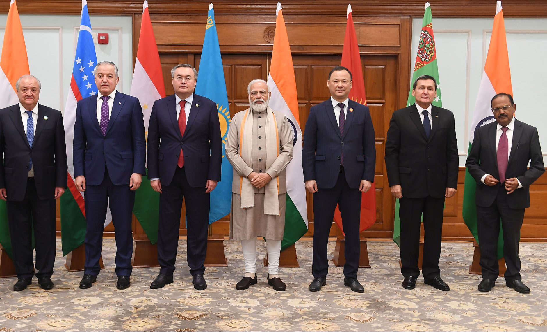 Call on PM by Foreign Ministers of Central Asian countries | Prime ...