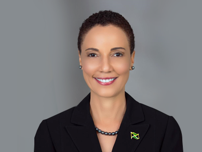 Jamaican FM Kamina Smith