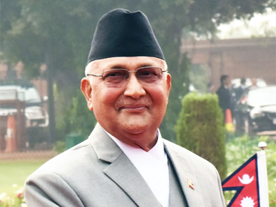 K P Sharma Oli, Prime Minister, Nepal