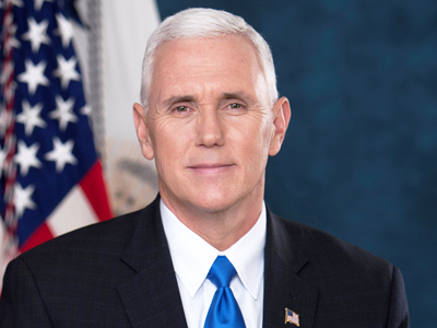 Mike Pence, Vice President, United States