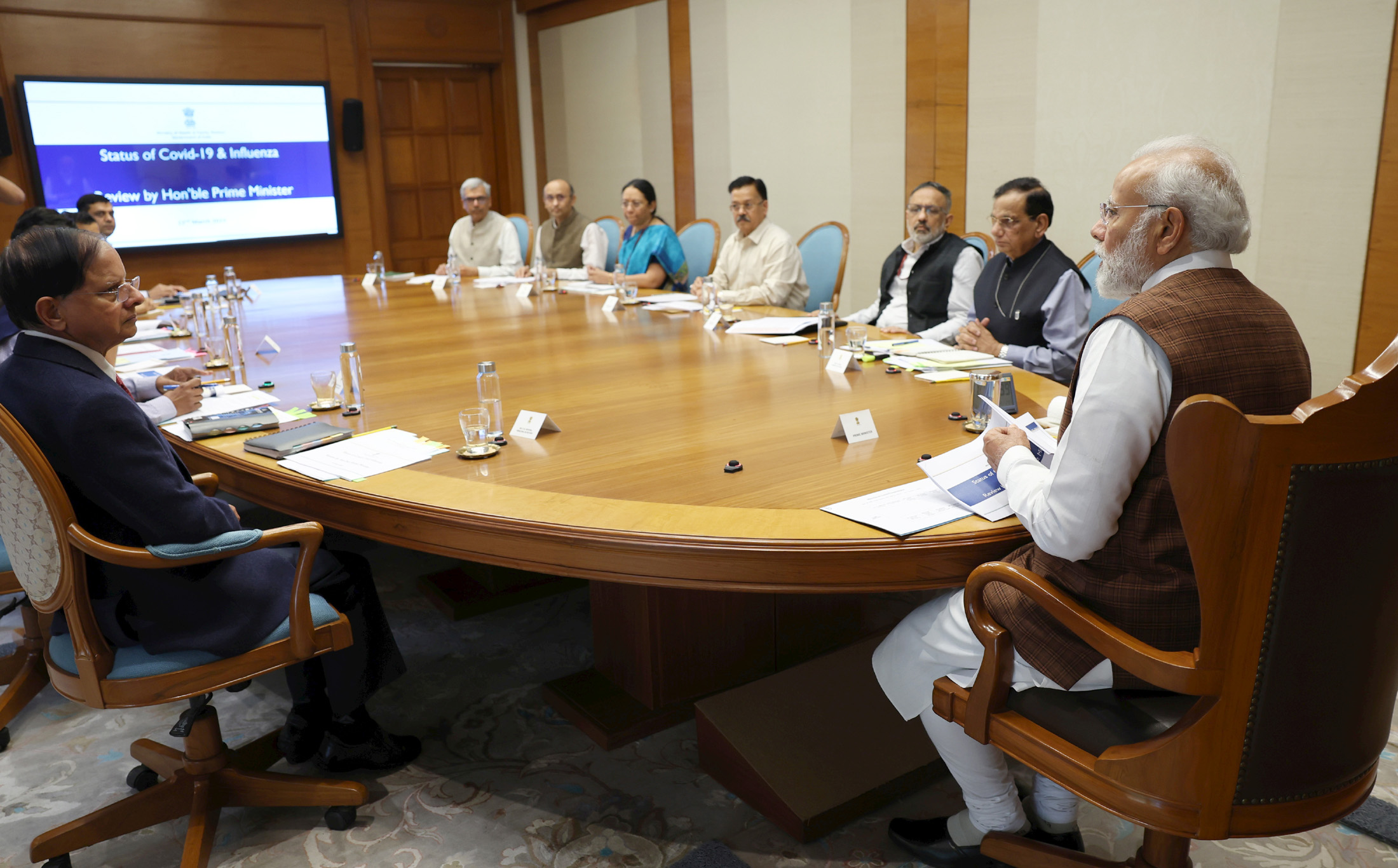 PM chairs a high-level meeting to review status & preparedness of ...