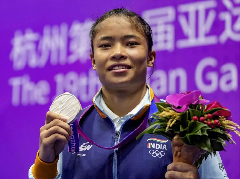 Naorem Roshibina, Indian Wushu Player