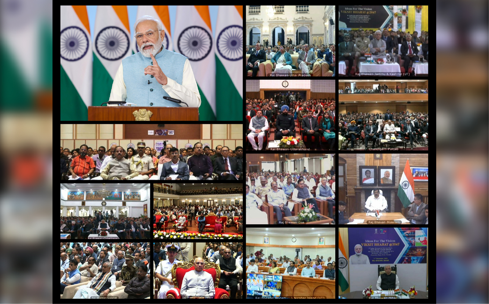 PM’s address at the launch of Viksit Bharat@2047: Voice of Youth via ...