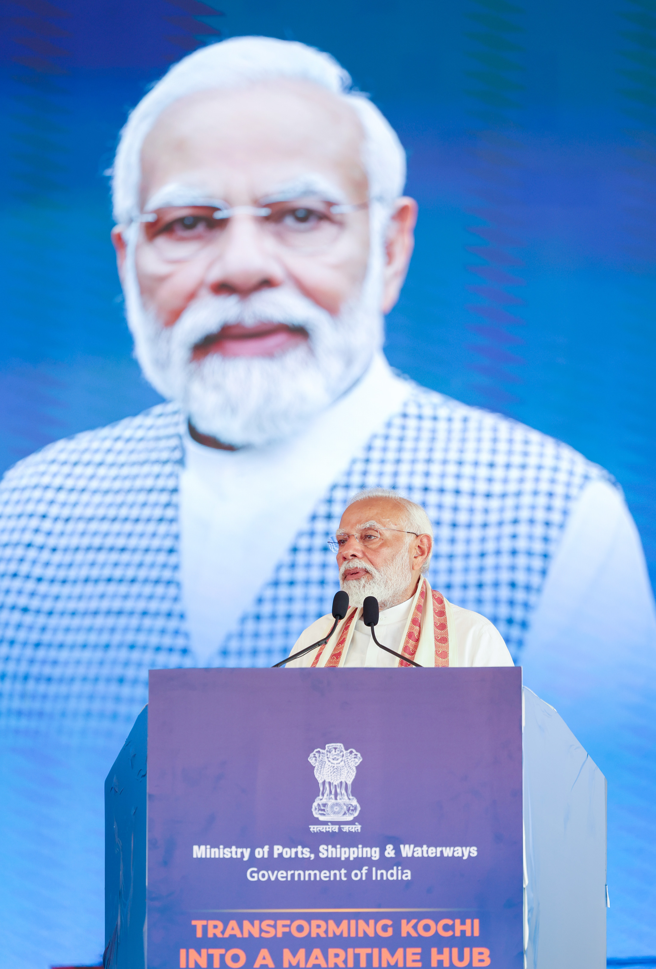 PM&rsquo;s address at the inauguration of development projects in Kochi, Kerala