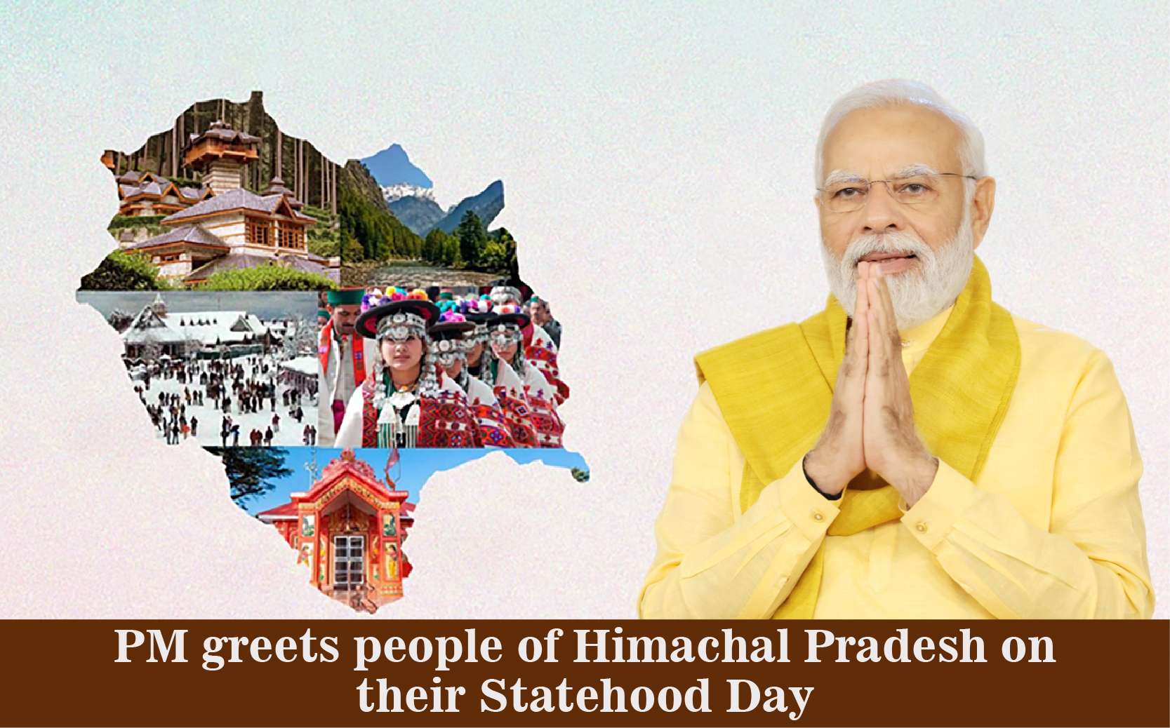 PM greets people of Himachal Pradesh on their Statehood Day