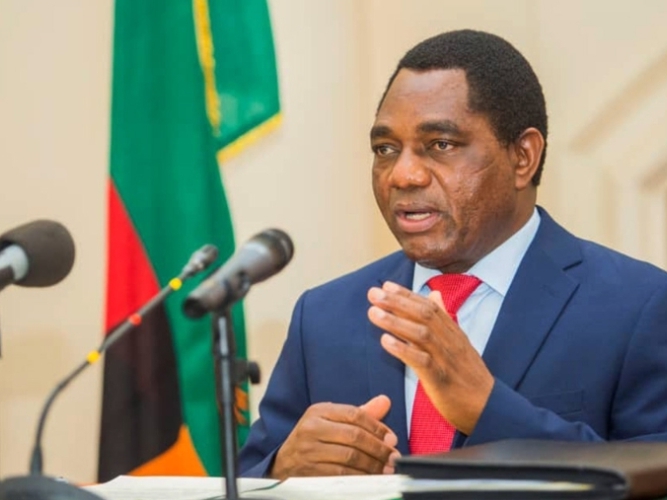 Hakainde Hichilema, President of Zambia