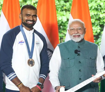 PR శ్రీజేష్, హాకీ ప్లేయర్ మరియు ఒలింపిక్ పతక విజేత