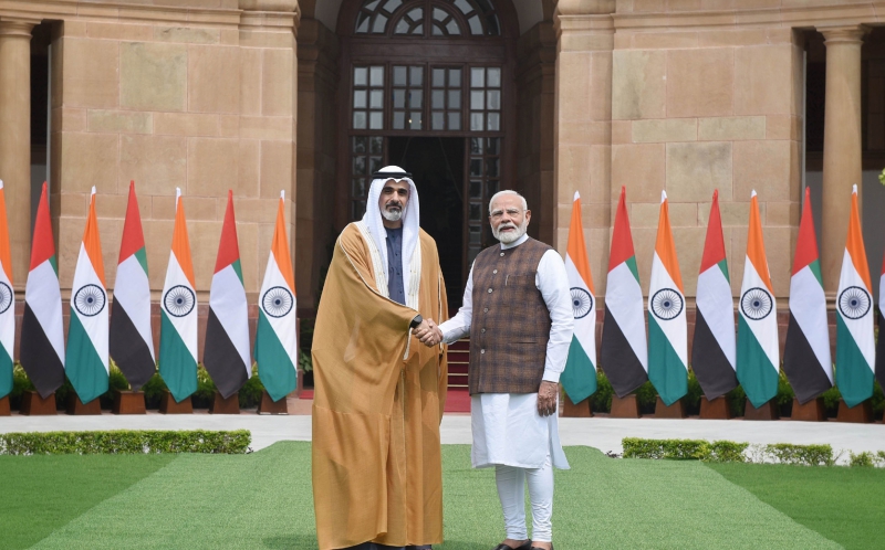 PM welcomes Crown Prince of Abu Dhabi | Prime Minister of India