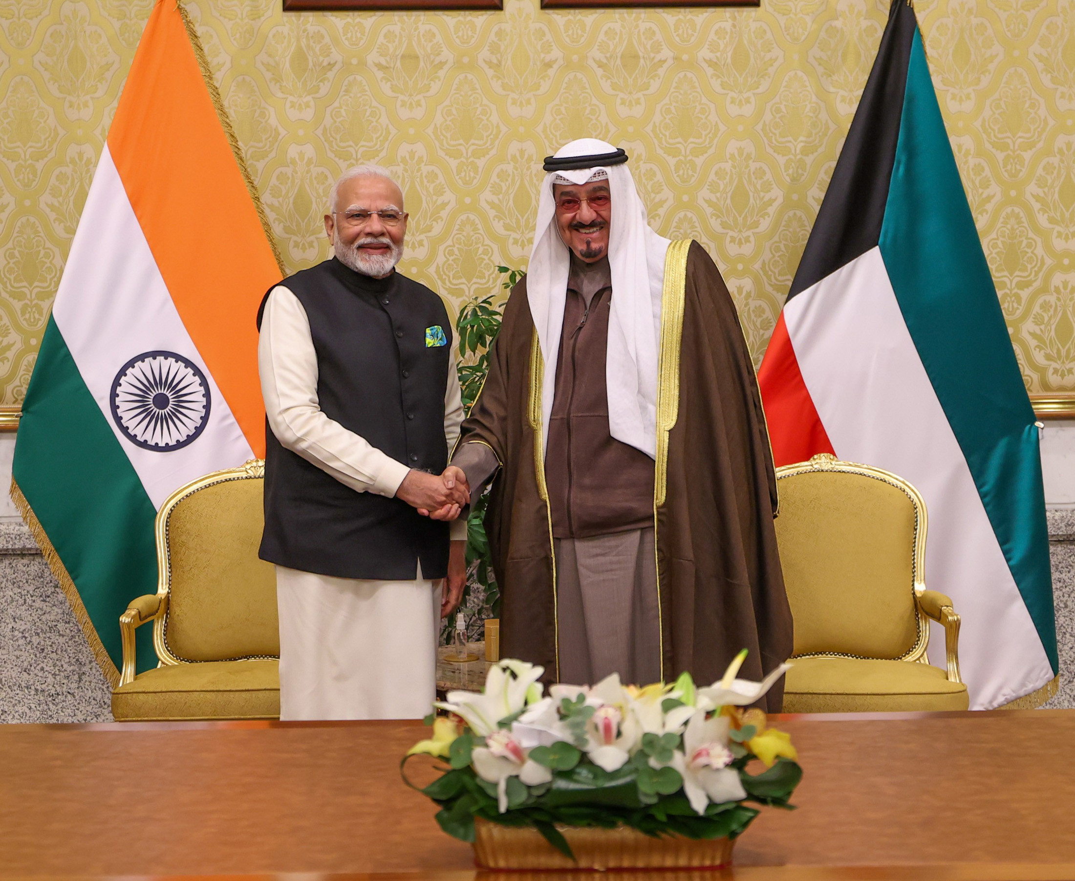 PM witnesses the signing of MoUs between India and Kuwait, in Kuwait on December 22, 2024.