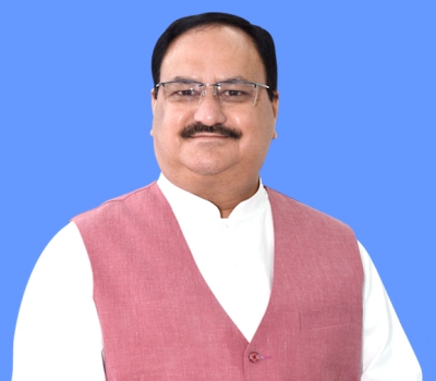 ಜಗತ್ ಪ್ರಕಾಶ್ ನಡ್ಡಾ – ಕೇಂದ್ರ ಆರೋಗ್ಯ ಮತ್ತು ಕುಟುಂಬ ಕಲ್ಯಾಣ ಸಚಿವ | ಕೇಂದ್ರ ರಾಸಾಯನಿಕ ಮತ್ತು ರಸಗೊಬ್ಬರ ಸಚಿವ