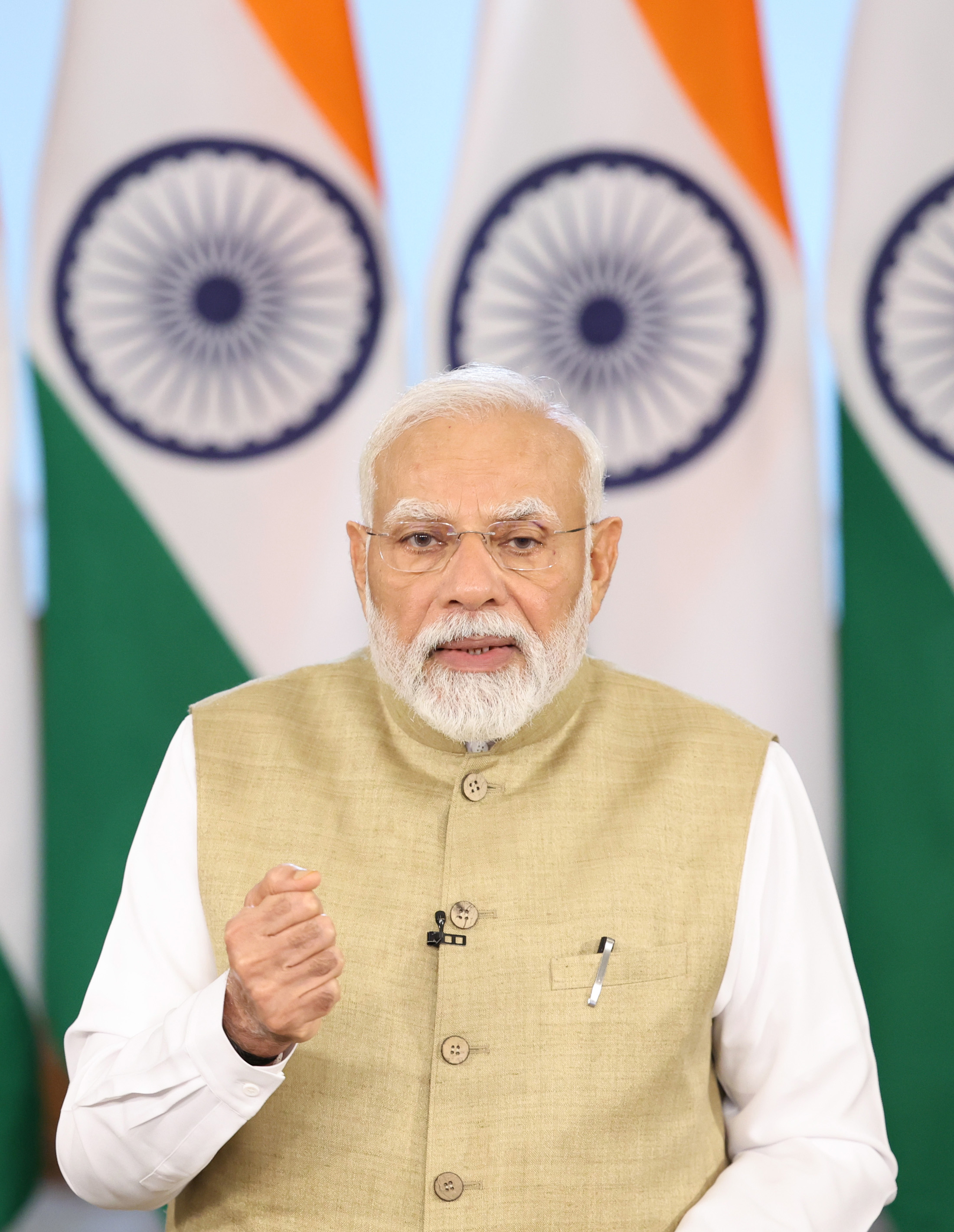 PM addresses the Viksit Krishi Sankalp Abhiyan