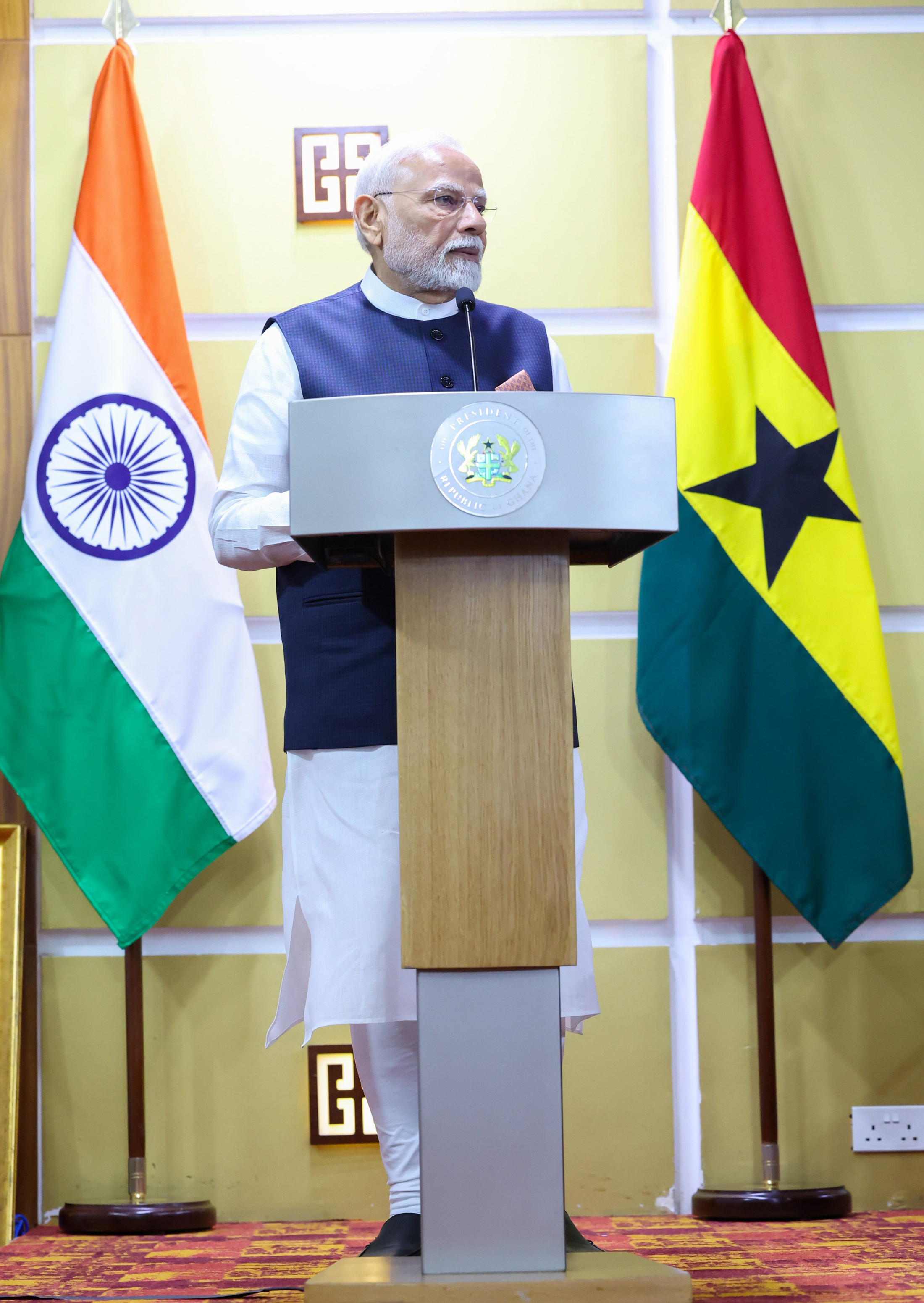 Press Statement by PM during Joint Press Statement with the President of Ghana