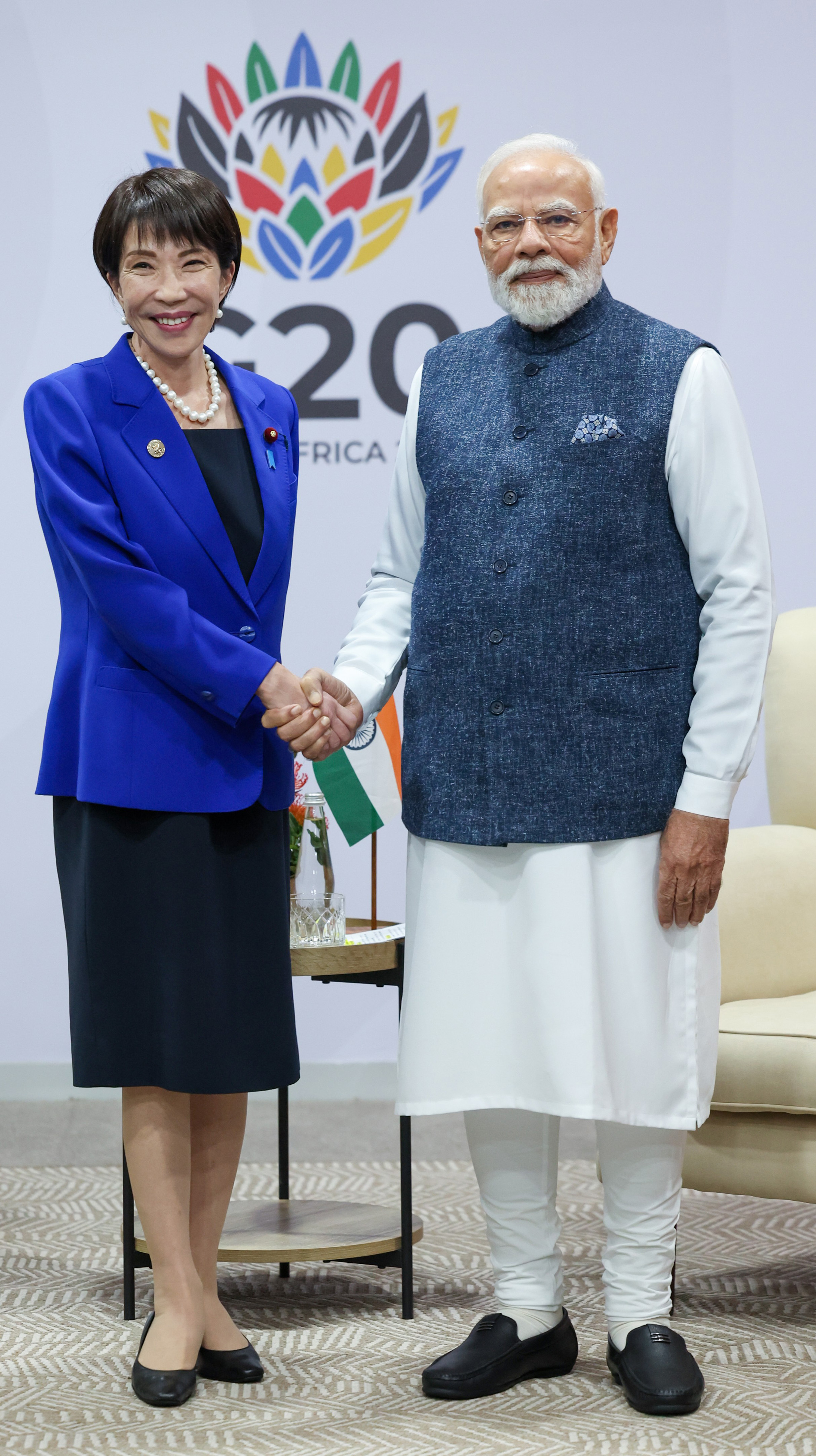 PM meets the Prime Minister of Japan on the sidelines of the G20 Leaders&rsquo; Summit in Johannesburg