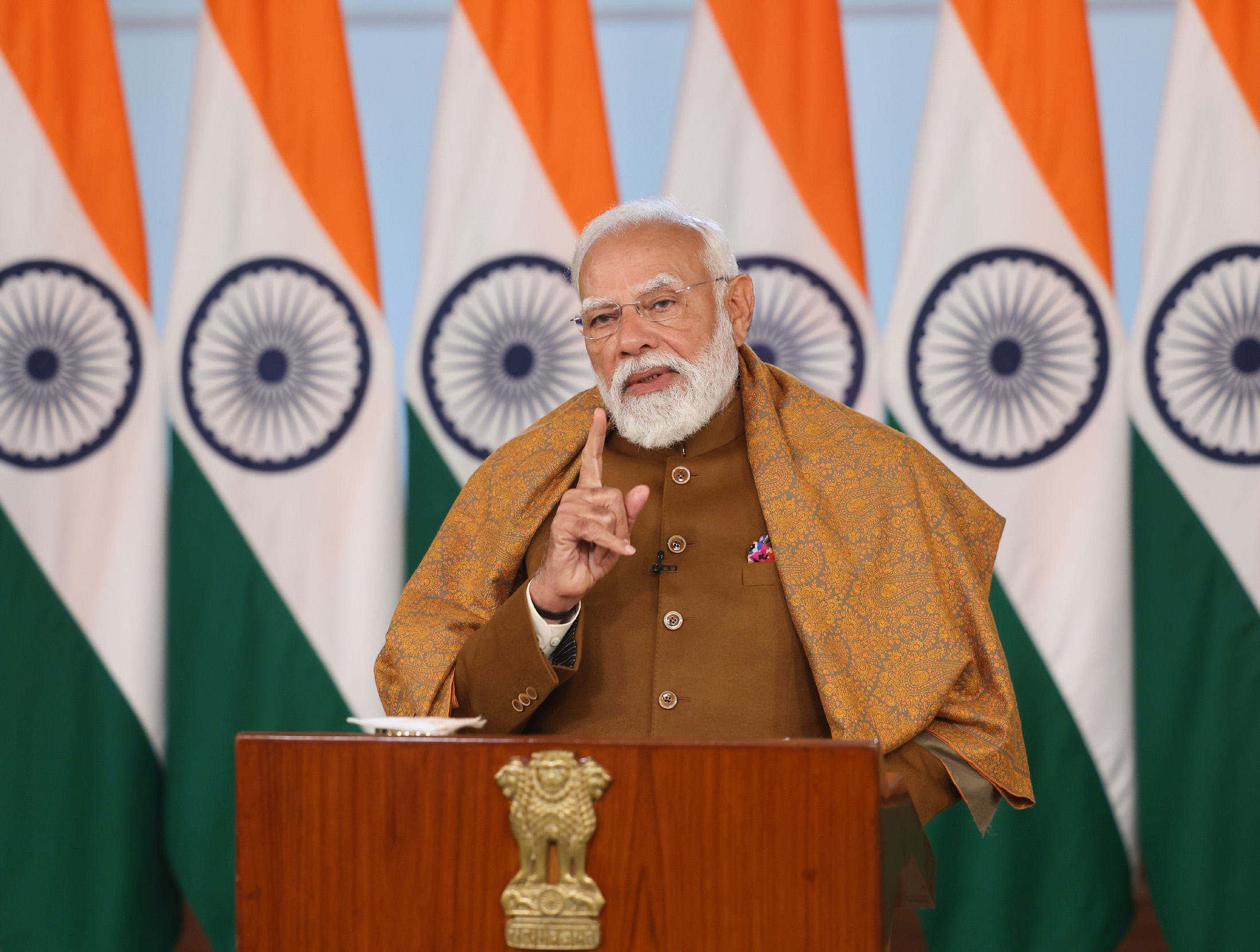 PMs video message on Shri Ratnasundar Surishwar ji Maharaj 500th Book Launch on January 11, 2026.