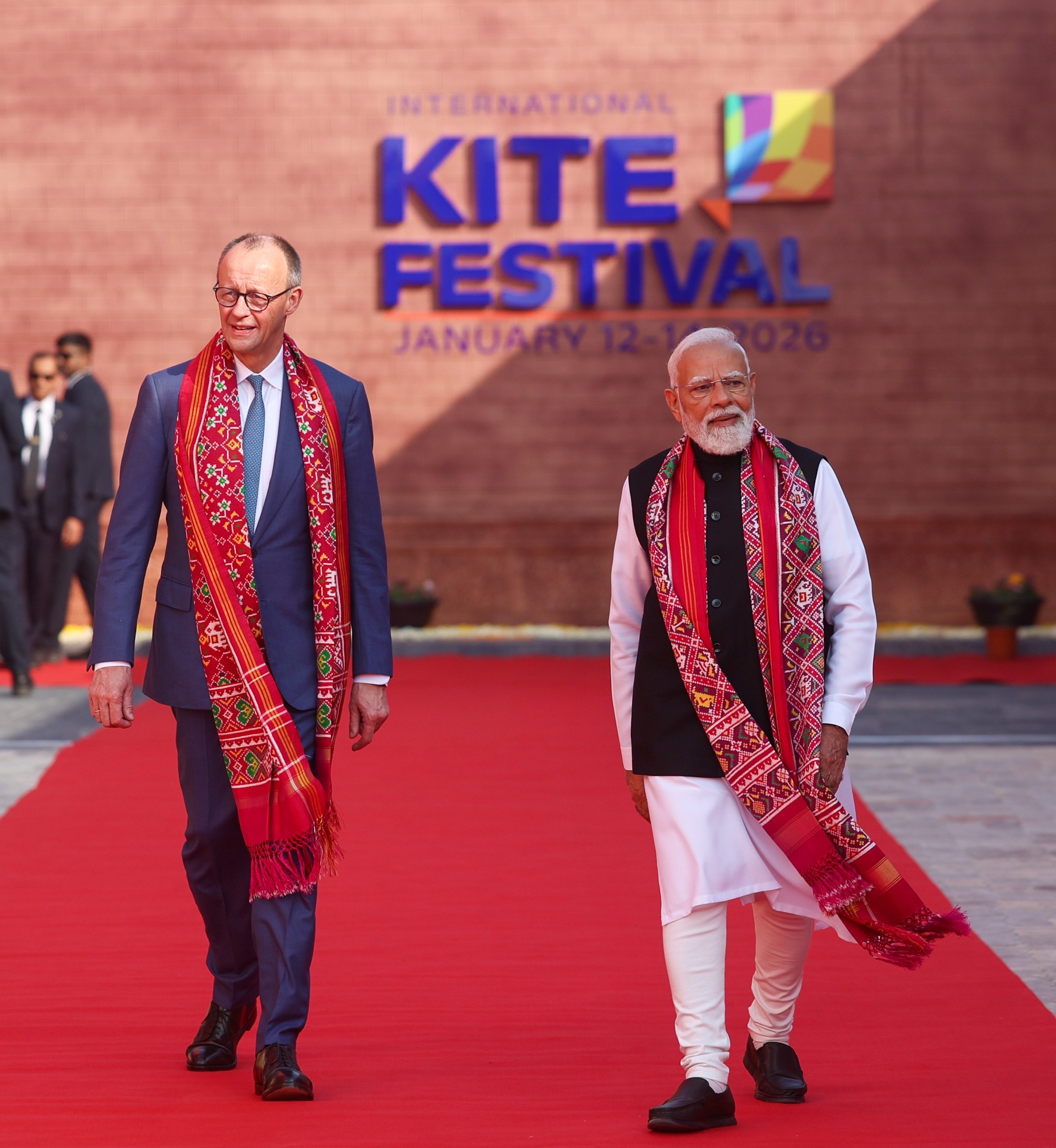 PM along with the Chancellor of Germany, Mr. Friedrich Merz visited to Sabarmati Ashram at Ahmedabad, in Gujarat on January 12, 2026.
