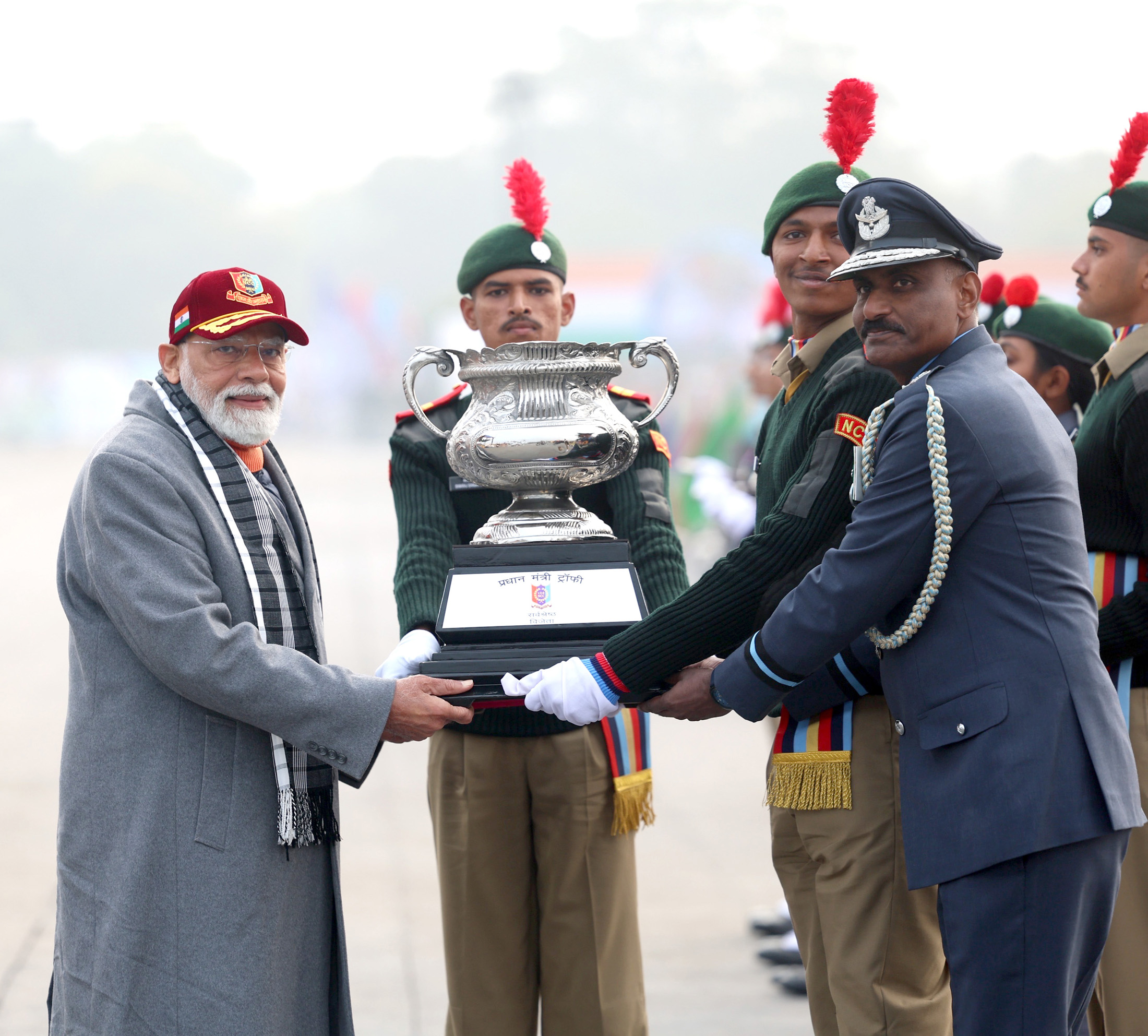 PM attends annual NCC PM Rally 2026 at Cariappa Ground, in New Delhi on January 28, 2026.