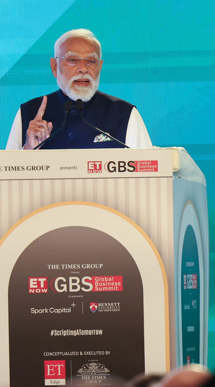 PM at the ET Now Global Business Summit - 2026, in New Delhi on February 13, 2026.