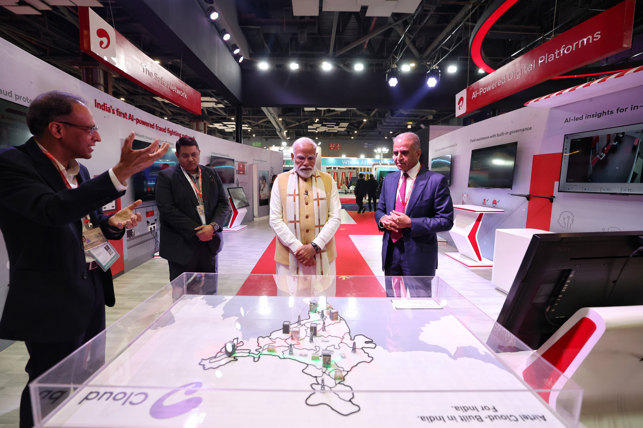 PM at the inauguration of the India AI Impact Expo 2026 at Bharat Mandapam, in New Delhi on February 16, 2026.