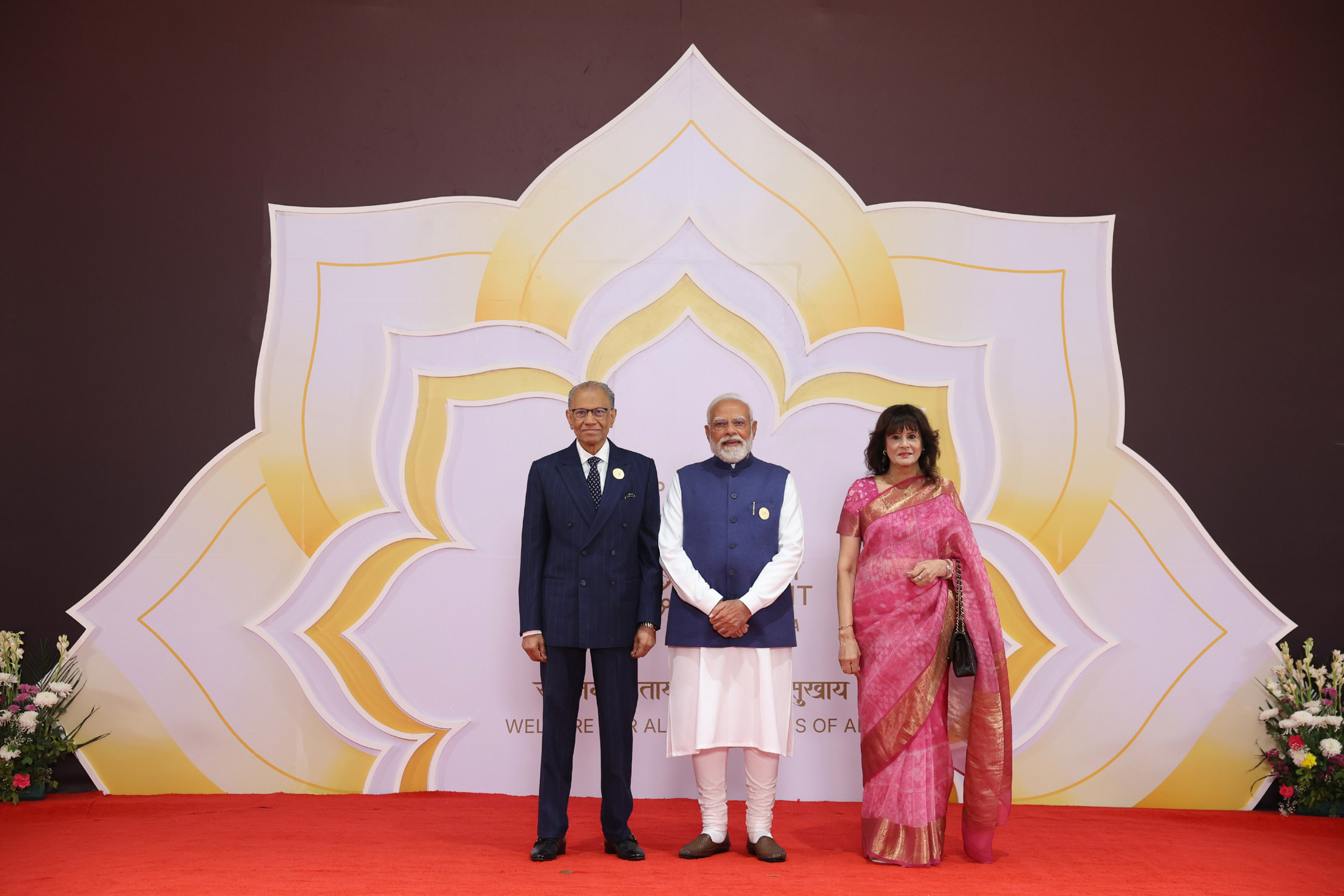PM arrives at Bharat Mandapam for AI Impact Summit, in New Delhi on February 18, 2026.