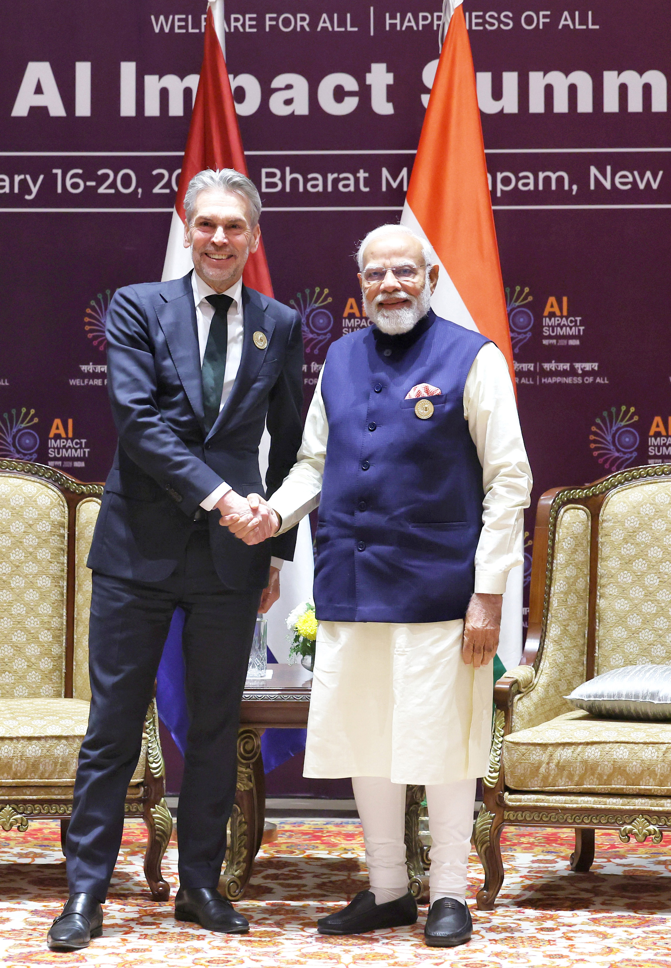 Visit of H.E. Mr. Dick Schoof, PM of the Netherlands, to India