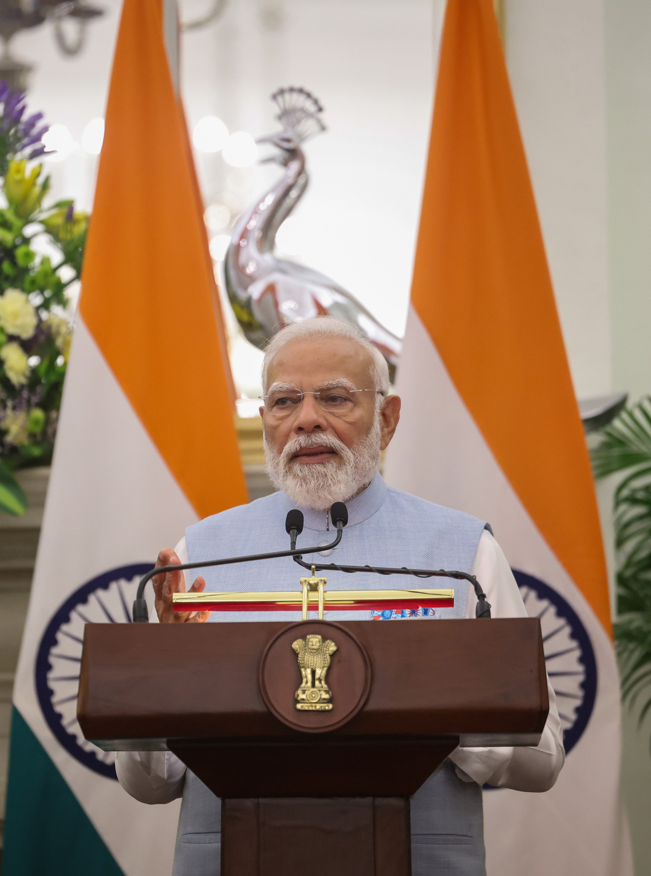 ब्राजील के राष्ट्रपति के साथ संयुक्त प्रेस वक्तव्य के दौरान प्रधानमंत्री का प्रेस वक्तव्य