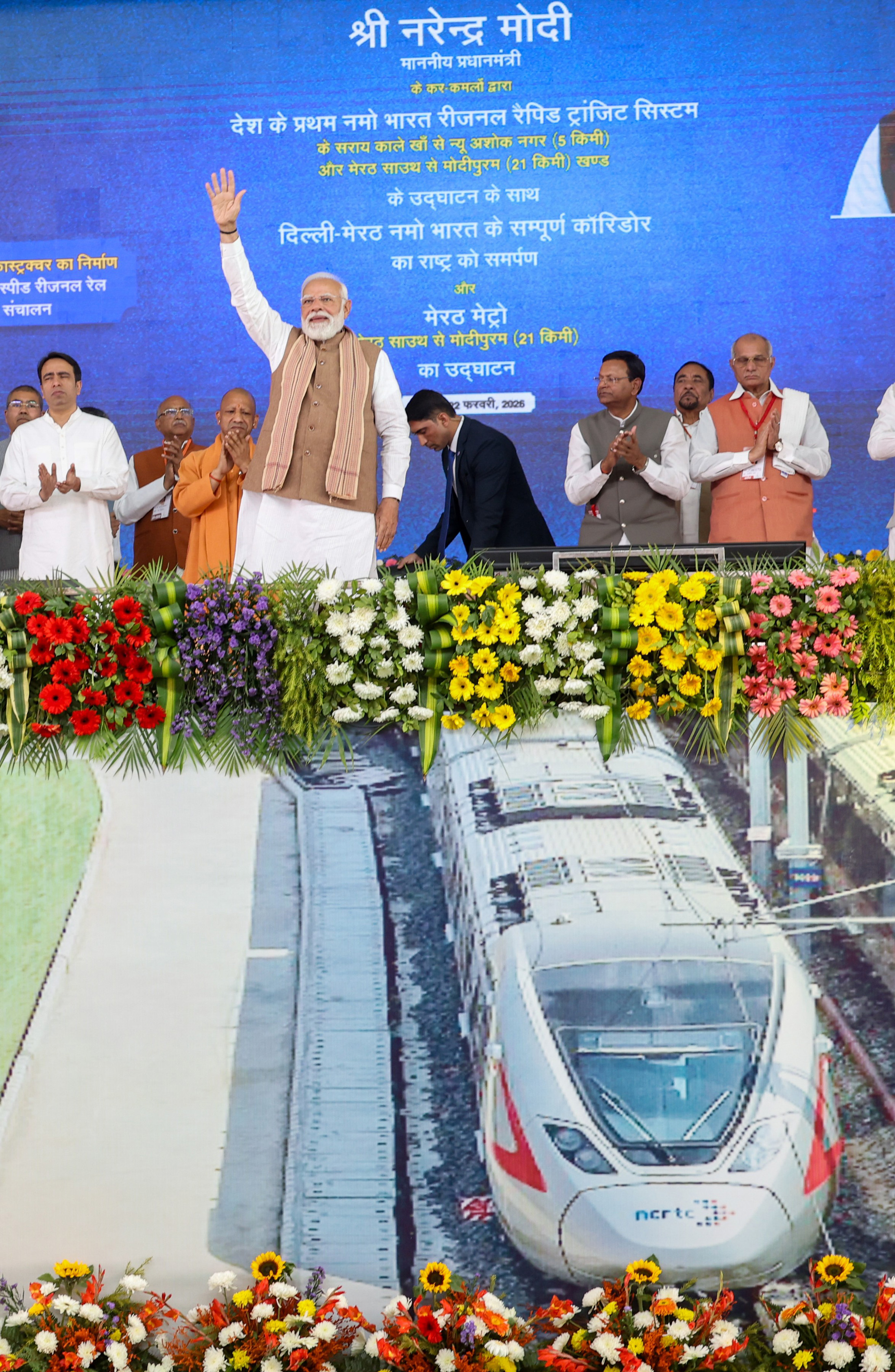 PM inaugurates India&rsquo;s first Namo Bharat RRTS and dedicates Delhi&ndash;Meerut Namo Bharat Corridor to the Nation