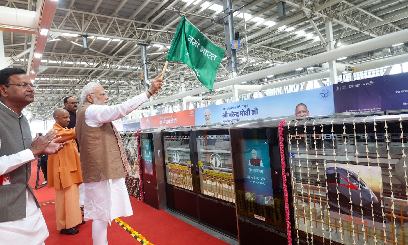 Rrts Track PM inaugurates India’s first Namo Bharat RRTS and dedicates Delhi ...