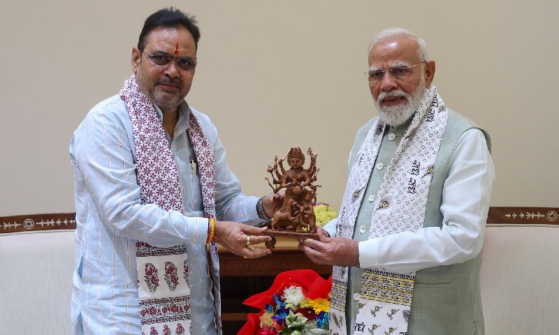 राजस्थान के मुख्यमंत्री ने प्रधानमंत्री से मुलाकात की