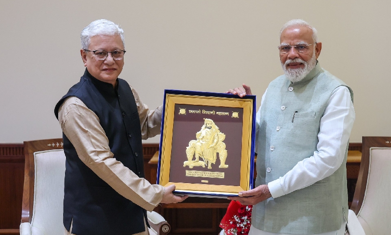 महाराष्ट्र के राज्यपाल ने प्रधानमंत्री से मुलाकात की