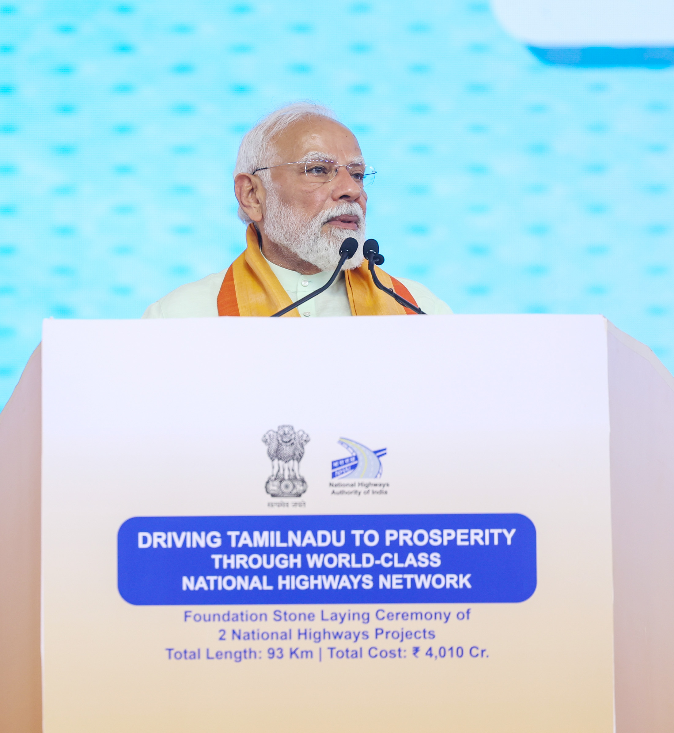 PM inaugurates and lays the foundation stone of various projects at Madurai, in Tamil Nadu on March 01, 2026.