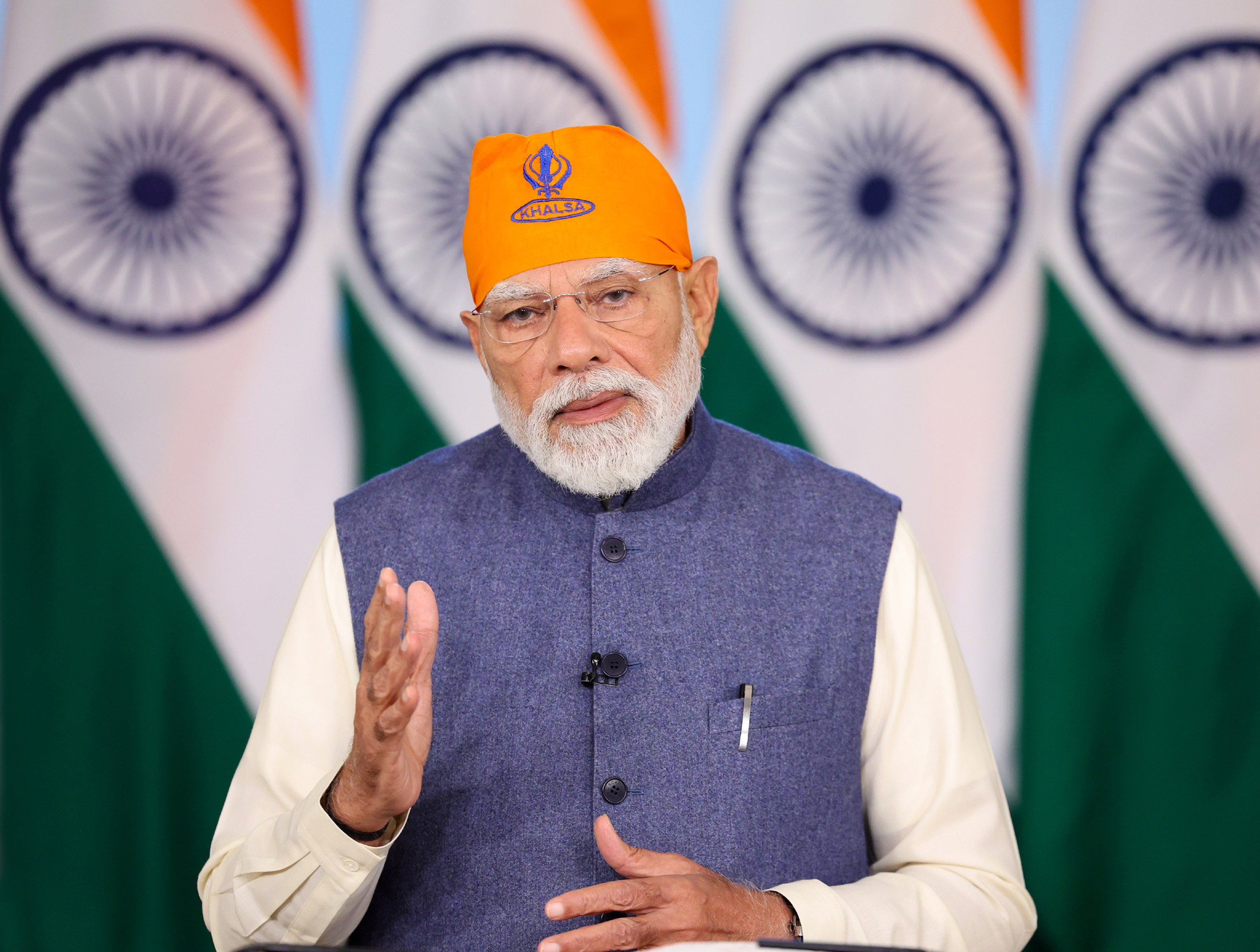 PM’s remarks during the 350th Shaheedi Samagam of Sri Guru Teg Bahadur Ji in Navi Mumbai via video conferencing