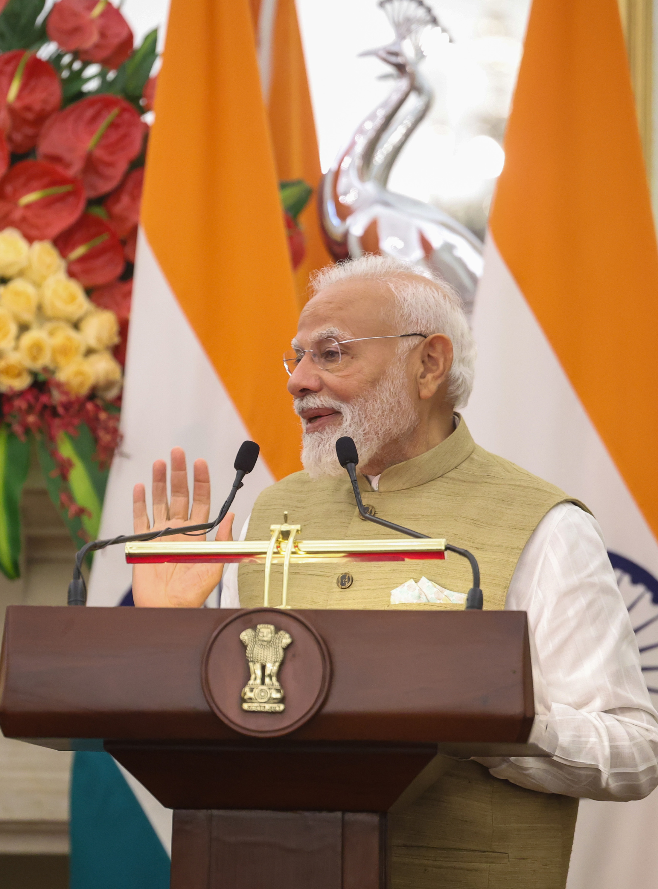 Press statement by the PM during the joint press statement with the PM of Canada