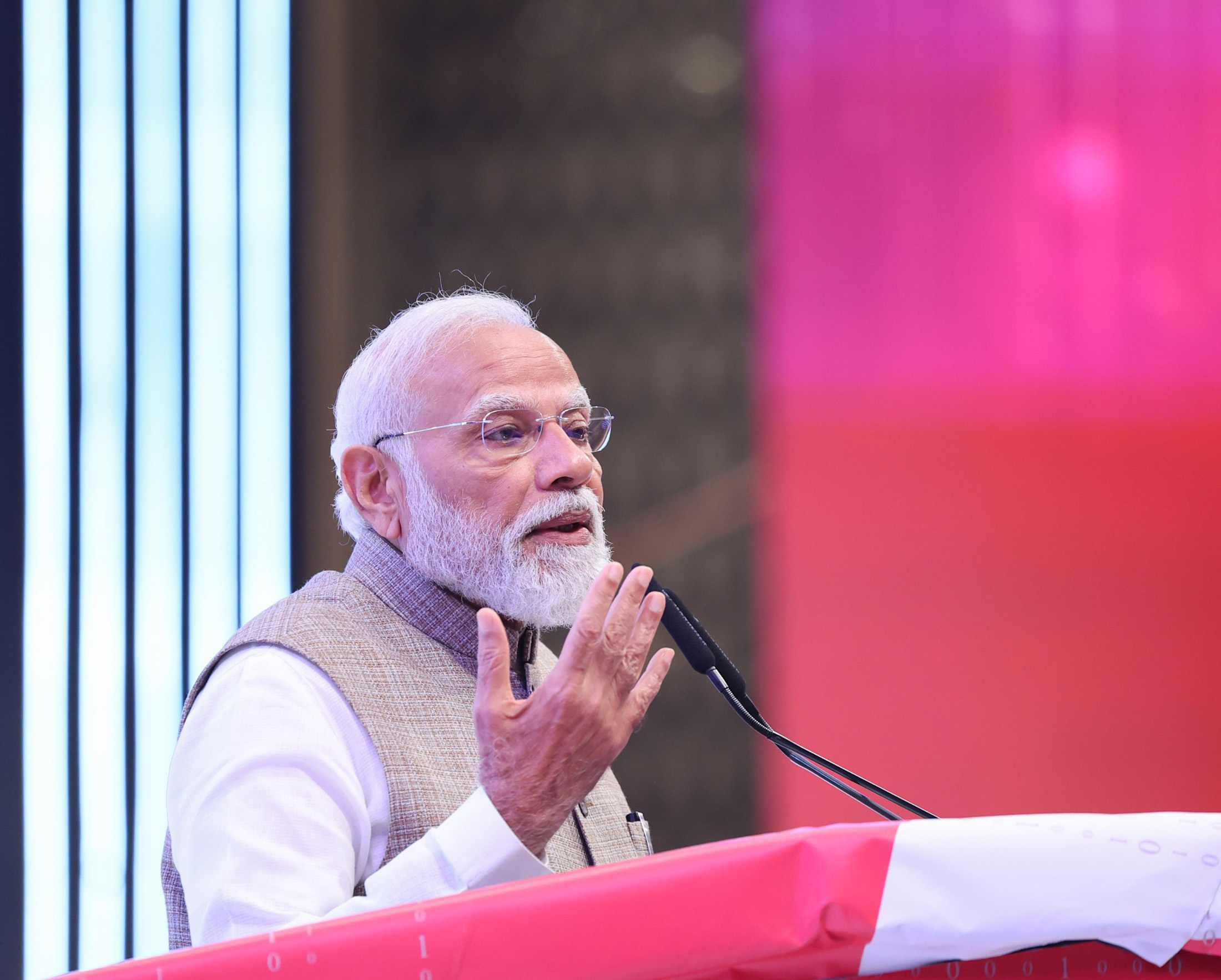 PM participates at the NXT Summit 2026, at Bharat Mandpam, in New Delhi on March 12, 2026.